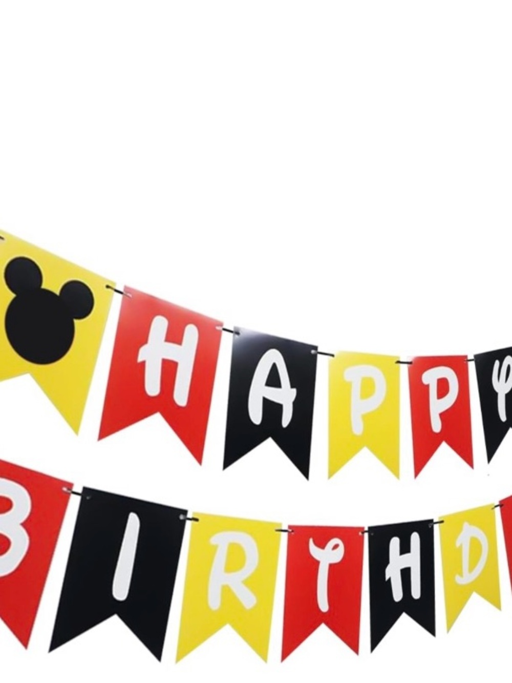 Cartoon Mouse Birthday Party Banner